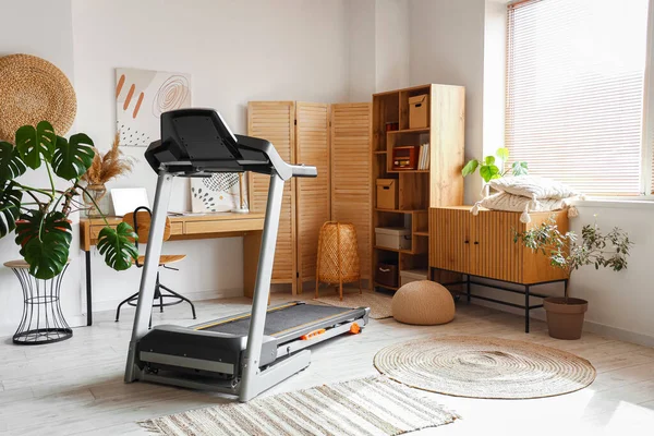 Modern Treadmill Interior Modern Room — Stock Photo, Image