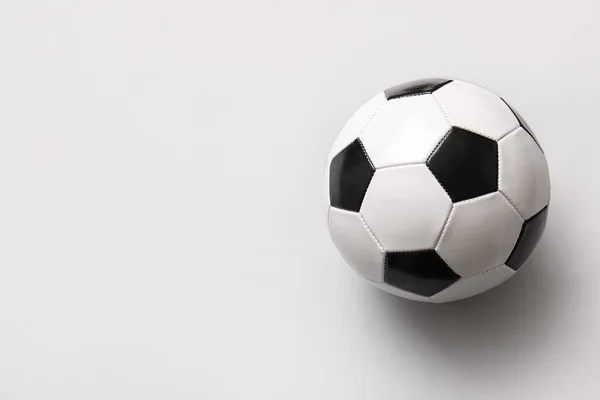 Piłka Nożna Lekkim Tle — Zdjęcie stockowe