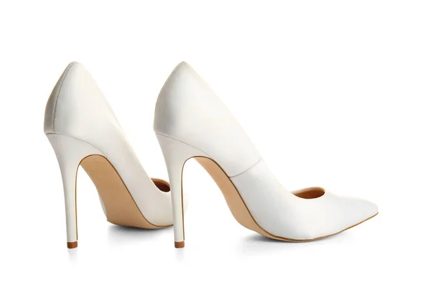 Pair High Heeled Shoes White Background — Stock Photo, Image