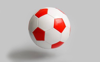 Hafif arkaplanda futbol topu