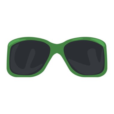 Beyaz arka plan üzerinde modern güneş gözlüğü