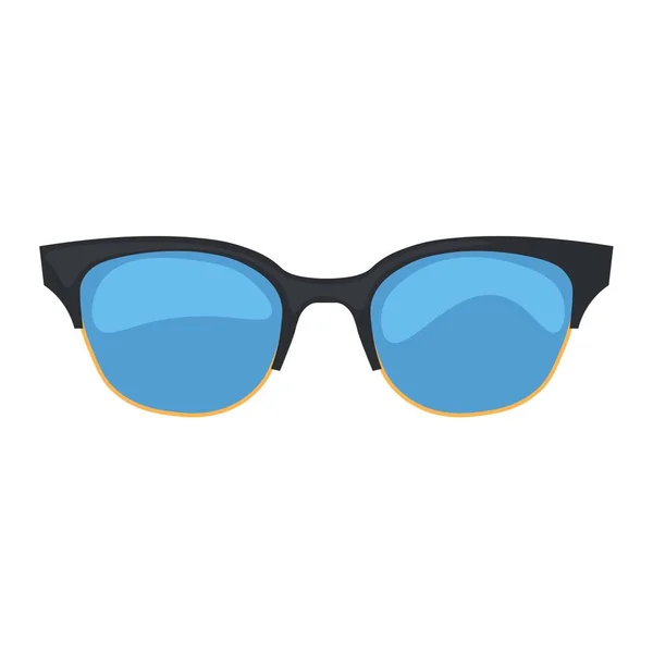 Moderne Sonnenbrille Auf Weißem Hintergrund — Stockvektor