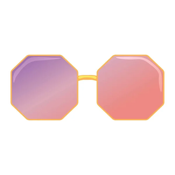 Gafas Sol Modernas Sobre Fondo Blanco — Vector de stock