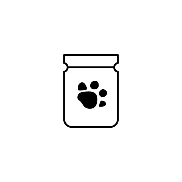 带有白色背景的宠物食品包 — 图库矢量图片
