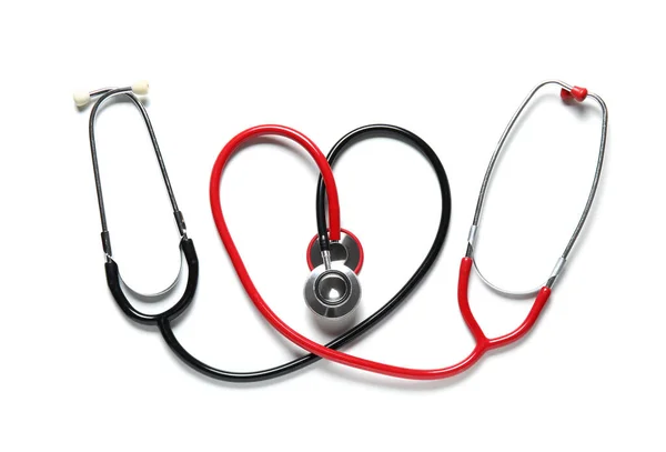 Modern Stethoscopes White Background — Stock Photo, Image