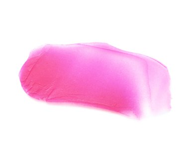 Kontur beyaz arka plan üzerinde pembe ruj