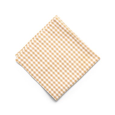 Beyaz arka planda ekose peçete. Festa Junina (Haziran Festivali) kutlaması