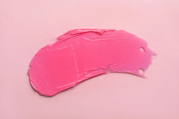 Ροζ Κραγιόν Στο Φόντο Του Χρώματος — Φωτογραφία Αρχείου