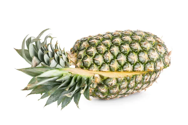 Fresh Cut Pineapple White Background — Stock Photo, Image