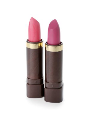 güzel beyaz zemin üzerine ruj izole