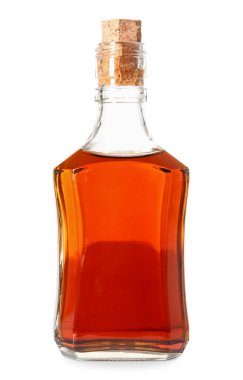 şişe dolusu ROM. beyaz arka plan üzerinde