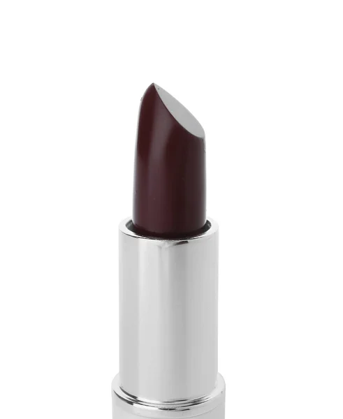 Dark Red Lipstick Isolated White Background — Stock Photo, Image
