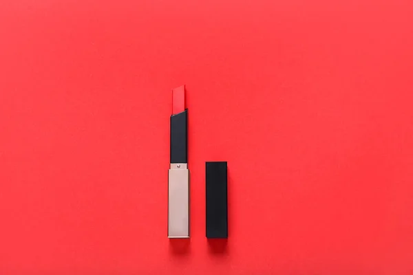 Beautiful Lipstick Red Background — Stock Photo, Image