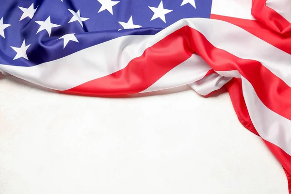 Usa Flag White Background Memorial Day Celebration — Stock Photo, Image