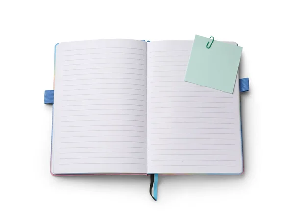 Sticky Note Notepad White Background — Stock Photo, Image