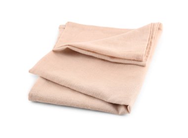 Beyaz arkaplanda yeni kumaş peçetesi