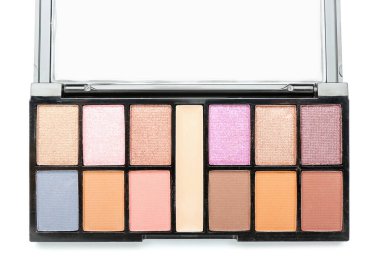 Beyaz arkaplanda göz falı paleti