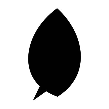 Beyaz arkaplanda sohbet kutusu