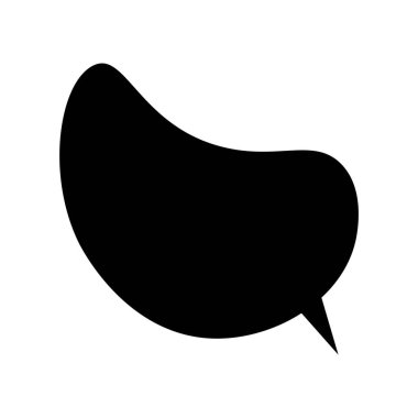 Beyaz arkaplanda sohbet kutusu