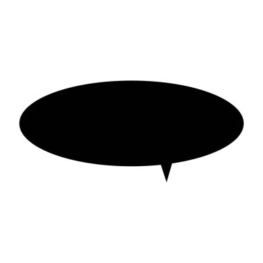 Beyaz arkaplanda sohbet kutusu