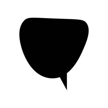 Beyaz arkaplanda sohbet kutusu