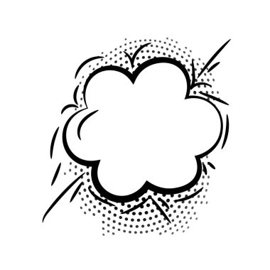 Beyaz arkaplanda sohbet kutusu