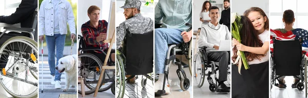 Recogida Personas Con Discapacidad Física —  Fotos de Stock