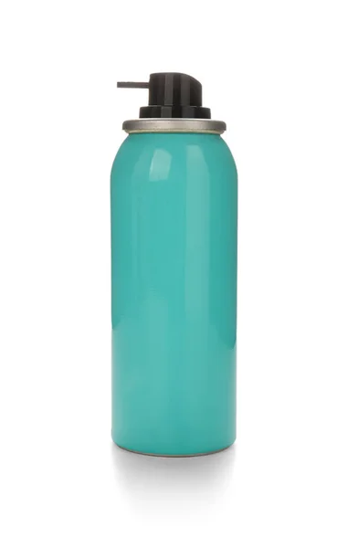 Flasche Haarspray Auf Weißem Hintergrund — Stockfoto