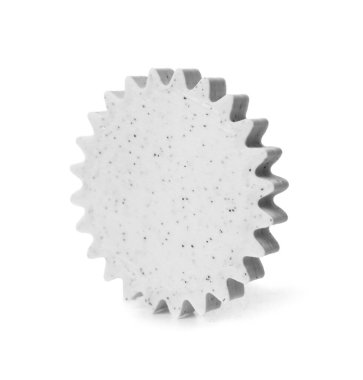 Dekoratif podyum beyaz arkaplanda izole edildi