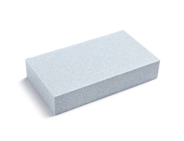 Dekoratif podyum beyaz arkaplanda izole edildi