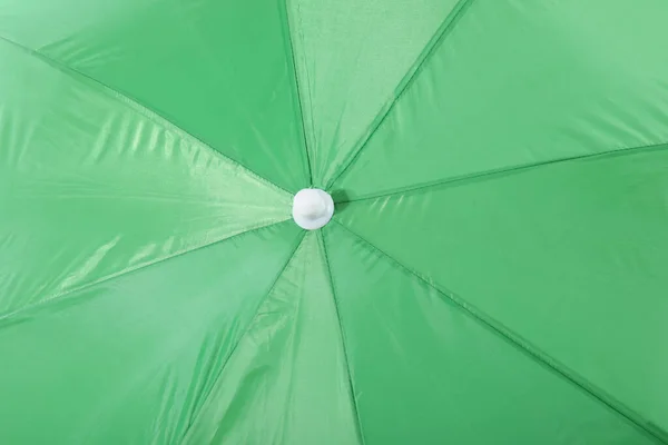 Зеленый Пляжный Зонтик Качестве Фона — стоковое фото