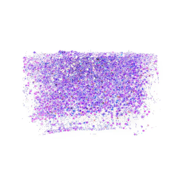 Purple Brilho Acidente Vascular Cerebral Fundo Branco — Fotografia de Stock