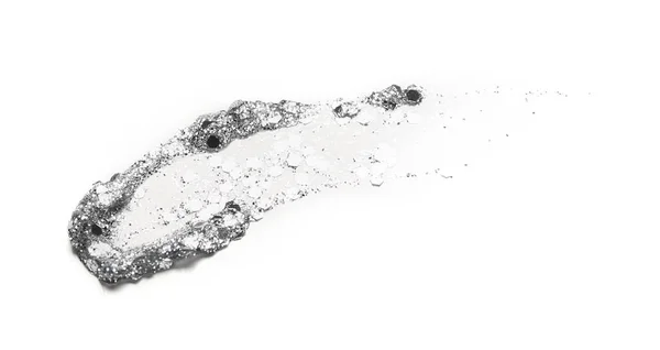 Beyaz Arkaplanda Gümüş Parıltısı — Stok fotoğraf