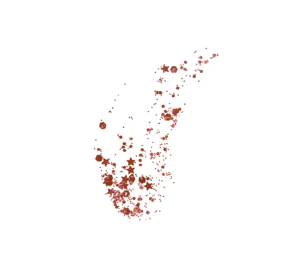Beyaz Arkaplanda Kırmızı Parıltı — Stok fotoğraf