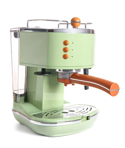 Modern Coffee Machine Isolated White Background — Stock Photo, Image