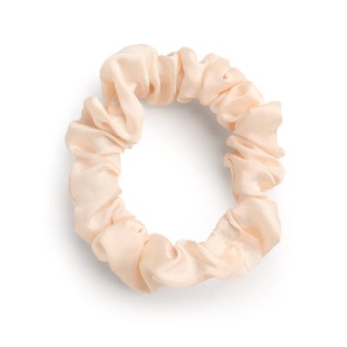 İpek tokası beyaz arkaplanda izole edildi