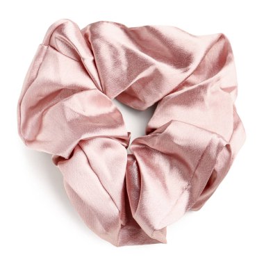 İpek tokası beyaz arkaplanda izole edildi