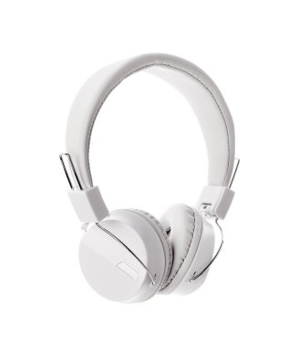 Kablosuz kulaklıklar beyaz arkaplanda izole edildi