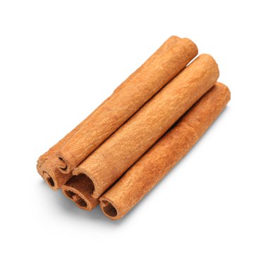 Tarçın beyaz arkaplanda yapışır