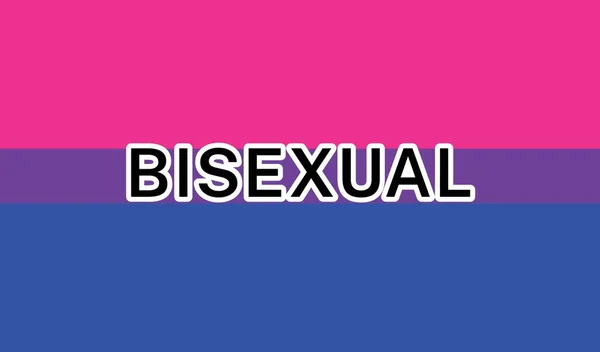 Vista Bandera Internacional Del Orgullo Bisexual — Vector de stock