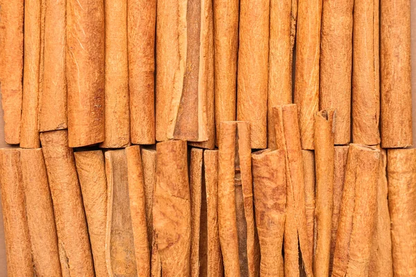 Cinnamon Sticks Background Closeup — Stock Photo, Image