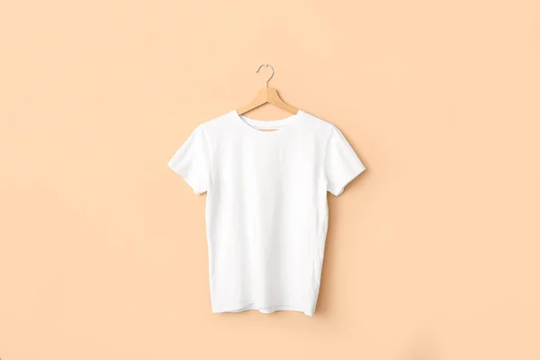 White Shirt Hanging Light Wall — Stock Photo, Image