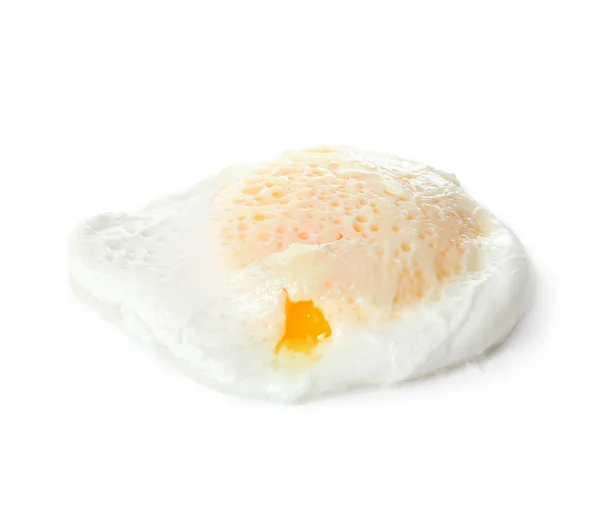 stock image Tasty poached egg isolated on white background