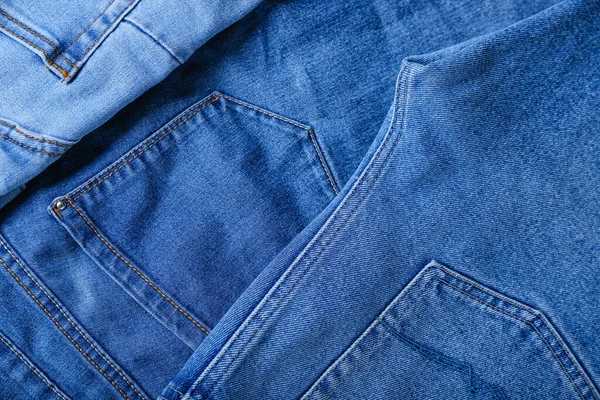 Pantalones Vaqueros Azules Como Fondo Primer Plano —  Fotos de Stock