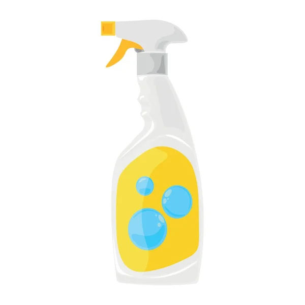 Butelka Detergentu Sprzątania Białym Tle — Wektor stockowy