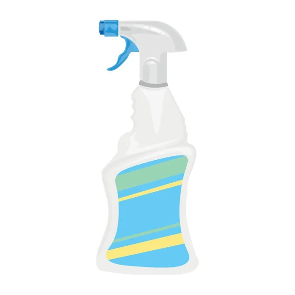 Butelka Detergentu Sprzątania Białym Tle — Wektor stockowy