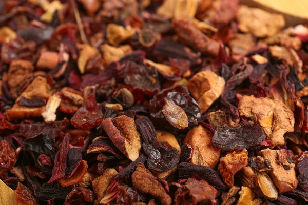Closeup View Dried Fruit Tea — Stock Photo, Image
