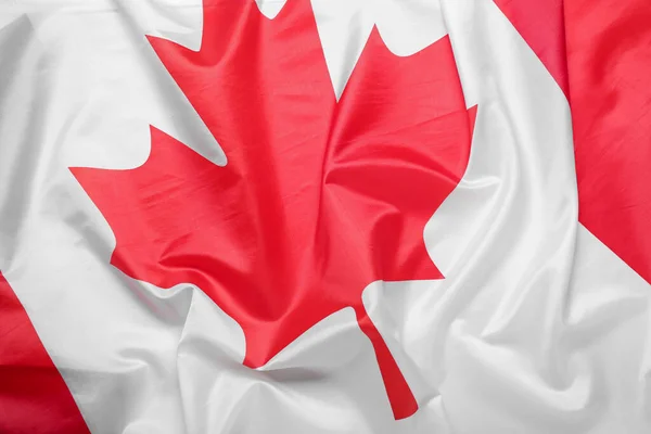 Bandeira Canadá Como Fundo Close — Fotografia de Stock