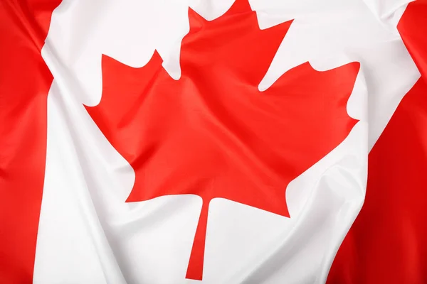 Bandiera Del Canada Come Sfondo Primo Piano — Foto Stock