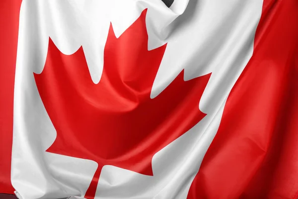 Флаг Канады Фон Крупный План — стоковое фото